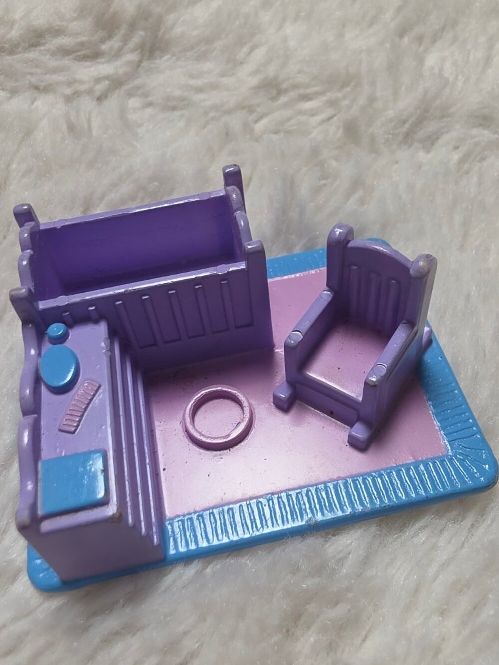 Vintage 1995 Galoob My Pretty Dollhouse Replacement Nursery Room Furniture Piece